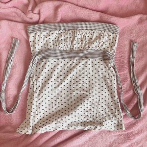 Polka Dot Sleeveless Top